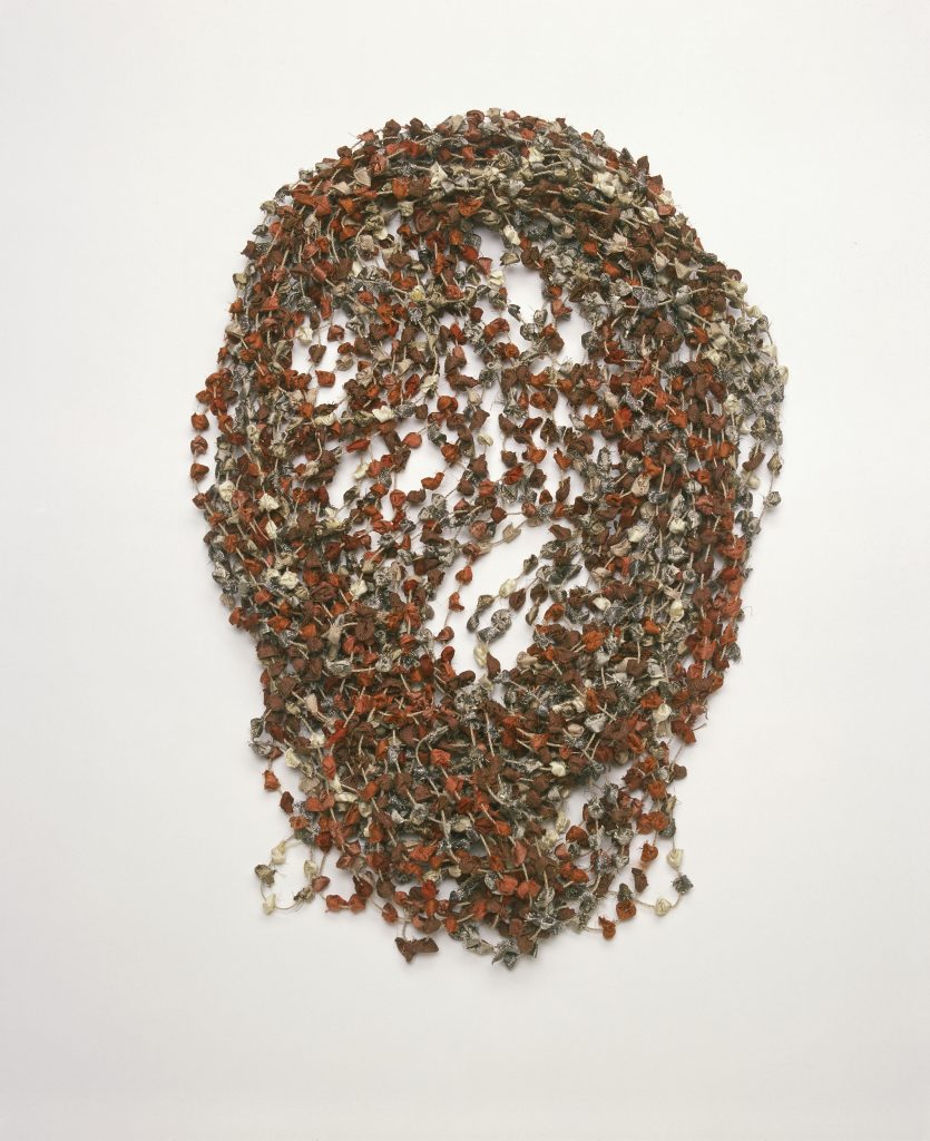 2003 'Earth', silk, hemp, 10x100cm