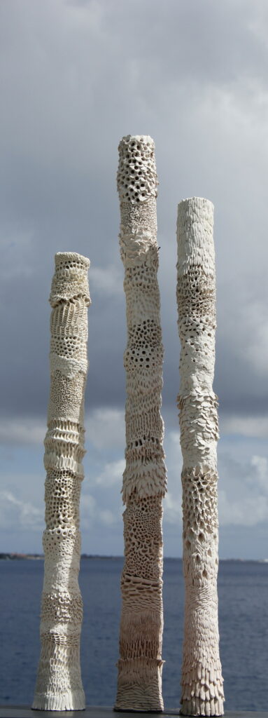 2005 'Coral forest', stoneware, h110cm