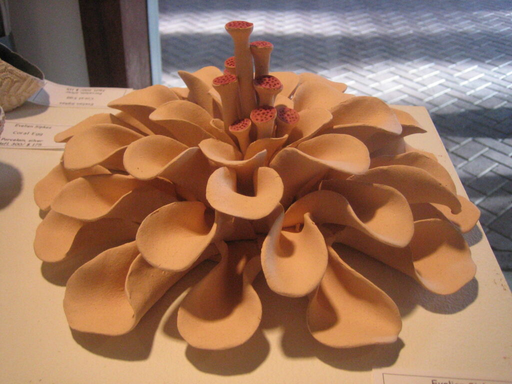 2006 'Caribbean Flower', earthenware, h19xw29xd29 cm