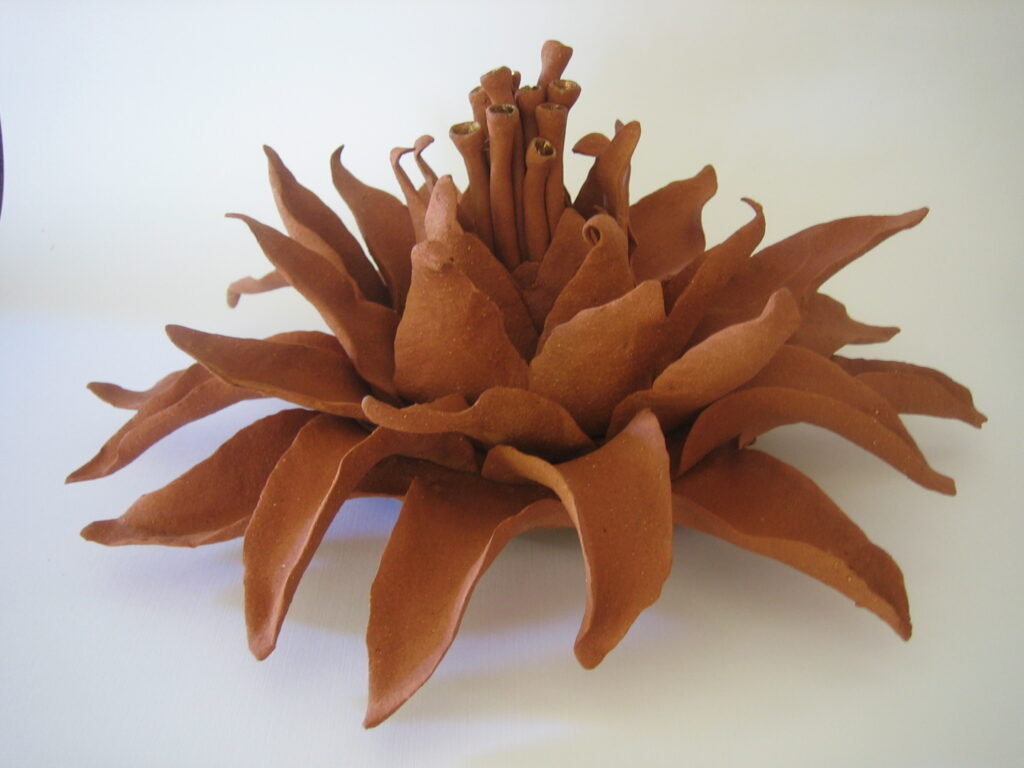 2006 'Caribbean Lily', earthenware, h19xw32xd32cm,
