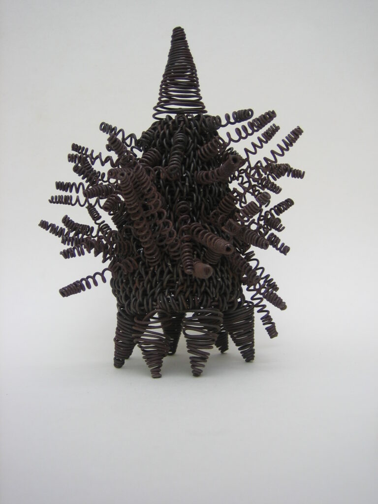 2008, 'Turn of thoughts', iron wire, h12x o8,5cm