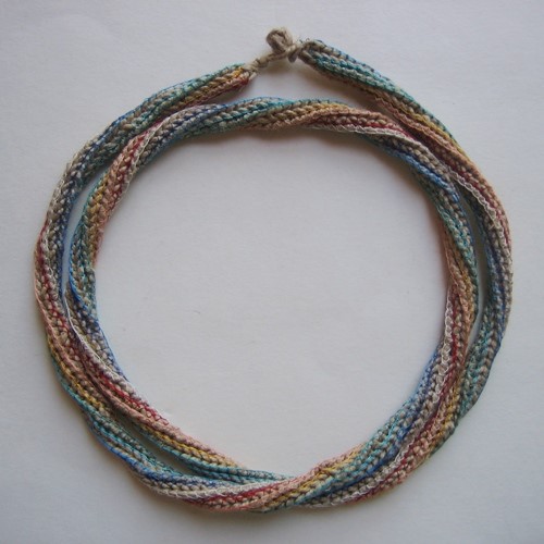 2009 hemp, embroidery thread, 70cm