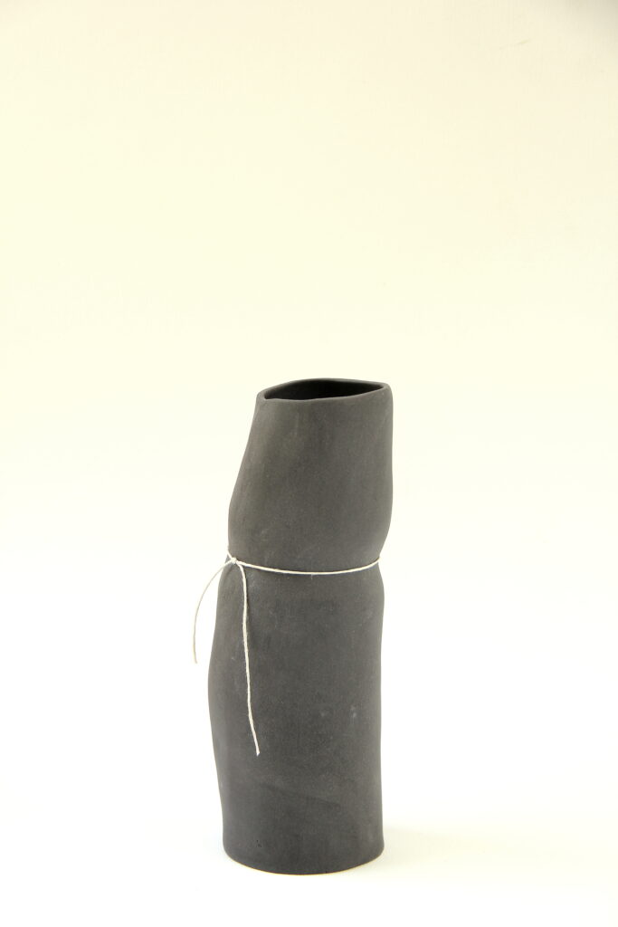 2011 'Silence in black', porcelain, h19x o6,5cm